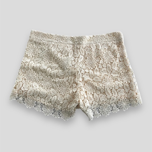 BNWT Old Label Zara Cream Lace Wrap Skort - Medium - Picture 2 of 4